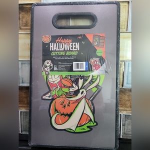 Happy Halloween 🎃 Cutting Board Jack and Sally NEW WITH TAGS!! SEE SPECS